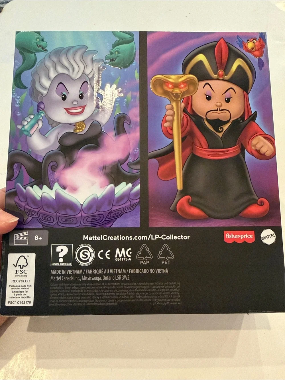 NWT Disney Villains Little People Set - Ursula and Jafar